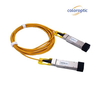 InfiniBand Dan Ethernet Kabel Optik Aktif AOC 800G OSFP Untuk 800G OSFP Link