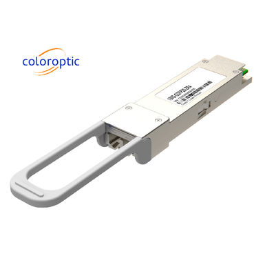 100G ZR4 QSFP28 Optical Transceiver Dukungan Multi Pin Fungsi Hot Pluggable