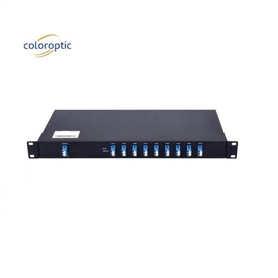 8 Saluran WDM Model CWDM MUX Dengan Konektor LC Untuk Jaringan Akses