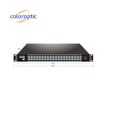 Dual Fiber WDM 40CH C21-C60 Passive Dwdm Mux Demux Dengan Pelabuhan 1310nm