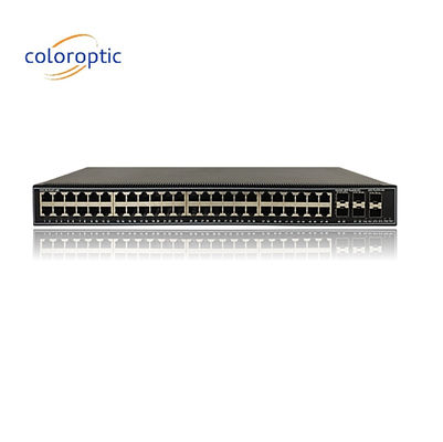 48 Port Gigabit Layer 2 Network Core Switch Untuk Manajemen Jaringan Perusahaan