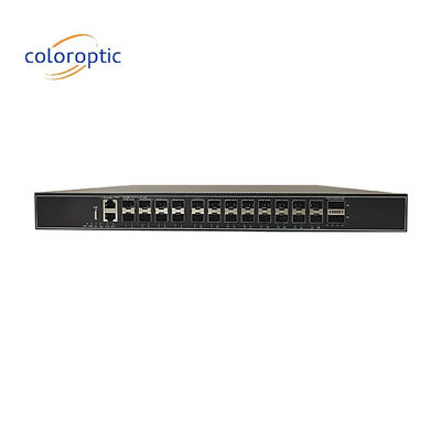 Lapisan 3 24 Port Gigabit Core Network Switch Dengan 24*10GE 2*100GE Port