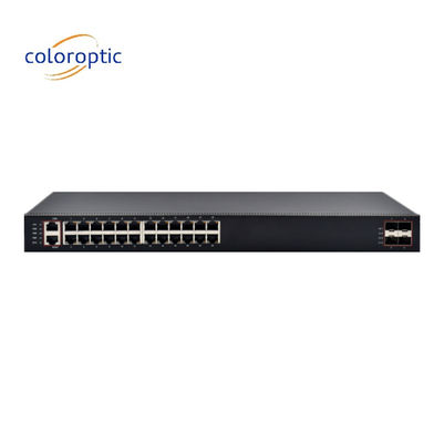 High Performance Layer 3 Core Network Switch Dengan 24 Port 4*10G SFP+ Port