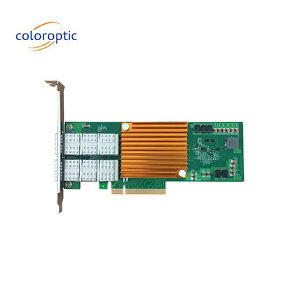 Dual Port Pcie Network Card 25G Optical NIC Host Bus Adapter PCI Express 2.0