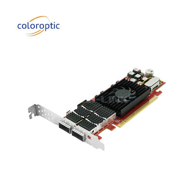 PCIe X16 100G QSFP28 Ethernet Smart Card Dual Port Xilinx Ultrascale+ 16nm Berdasarkan