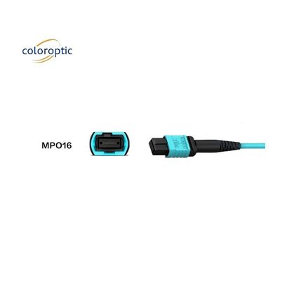 Aqua Color MPO Patch Cord 1m Kabel Panjang Fiber Mode Penawaran besar