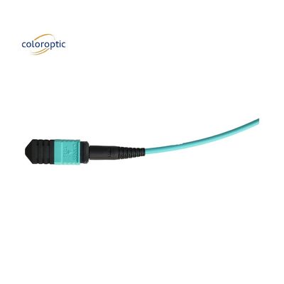 Optical MPO Patch Cord -4°C - 85°C Suhu penyimpanan dengan konektor