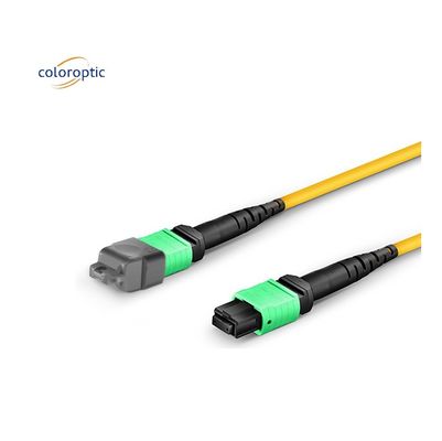 Single Mode MPO Optical Cable OM3 Fiber Grade Dengan Jacket PVC