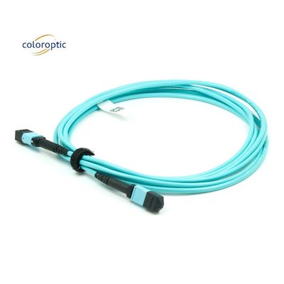 Serat G652D OM3 MPO Patch Kabel 1m Panjang Untuk Kebutuhan Bisnis