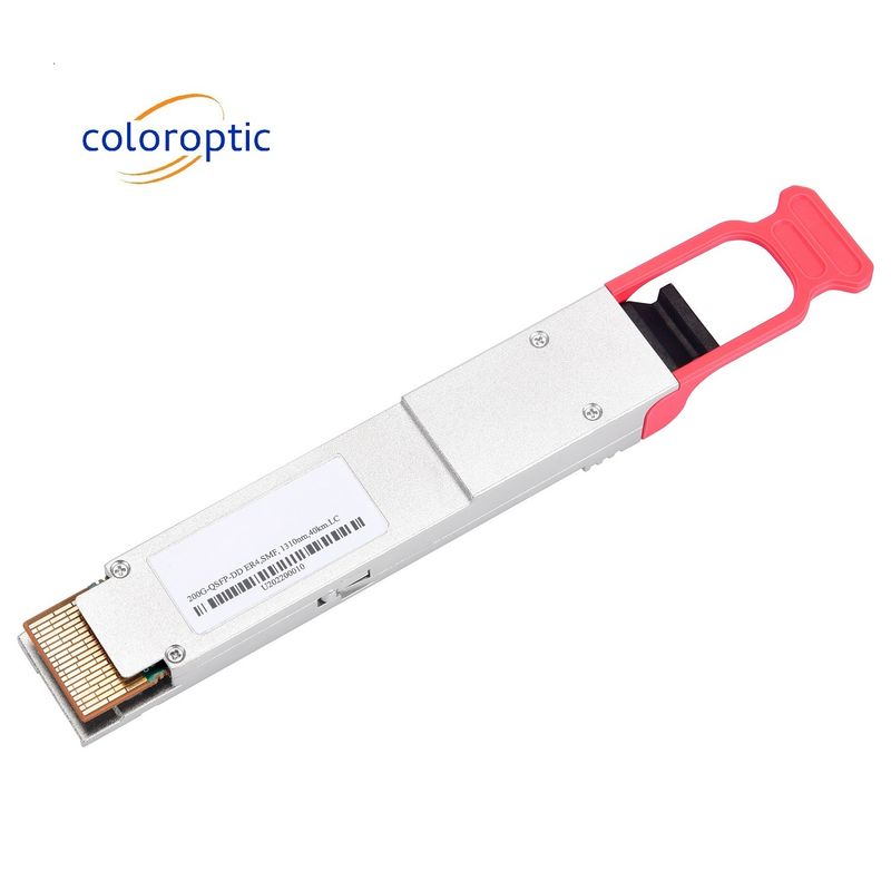 200GBASE-LR4 10km QSFP DD Modul 10.8W Maksimum Konsumsi Daya Untuk 200G Ethernet