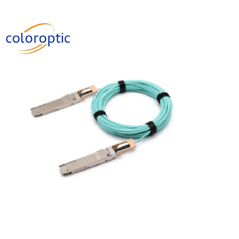 QSFP-DD 200G ke QSFP-DD 200G Kabel AOC DAC HDR 15m DOM Untuk Sistem 200GbE