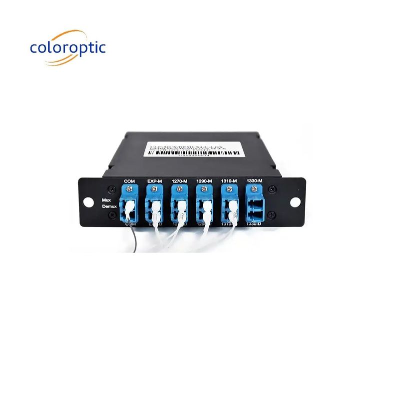 4 Saluran WDM Model CWDM MUX Dengan Konektor LC Untuk Jaringan Akses