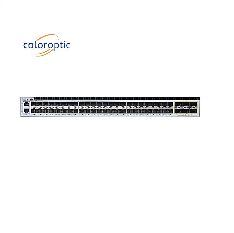 48 Port 10G High Speed Network Switch AC/DC Power Supply 1 konsol