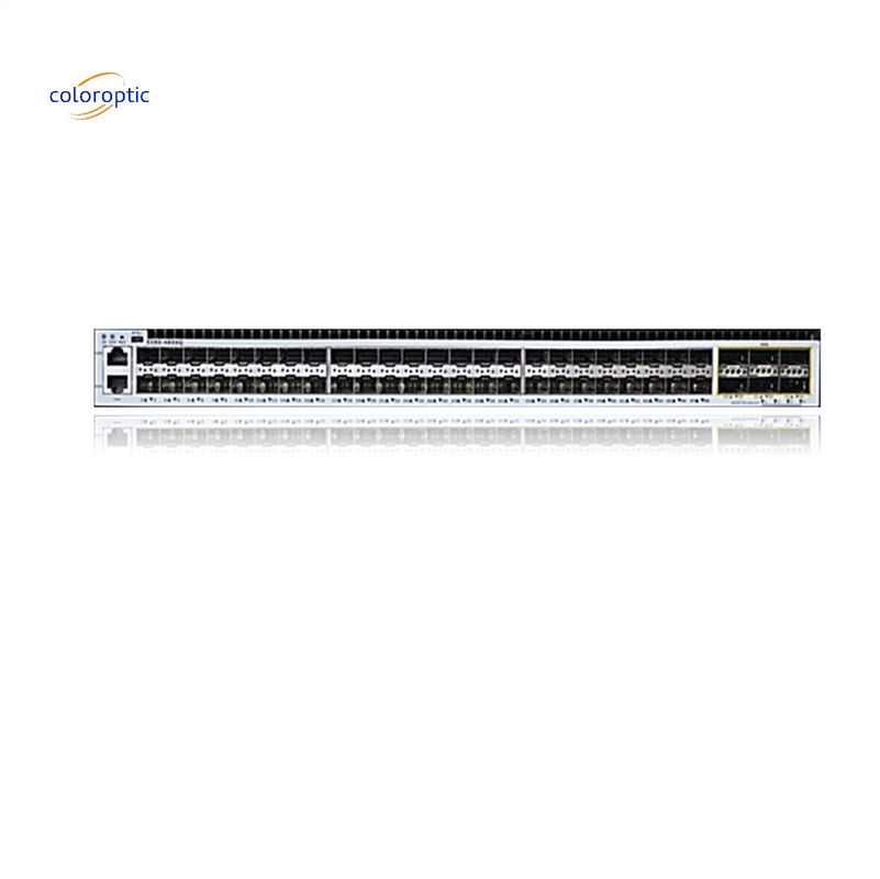 Lapisan 3 Network Switch 48 Port Dengan 48*10GE 4*100G Port 1*konsol