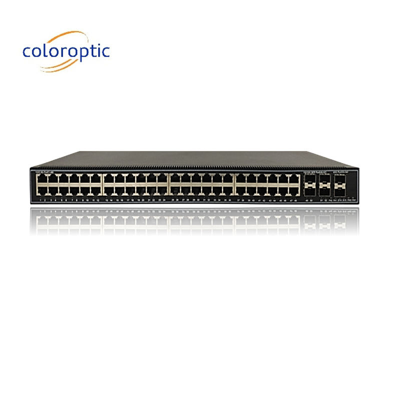 48 Port Gigabit Layer 2 Network Core Switch Untuk Manajemen Jaringan Perusahaan