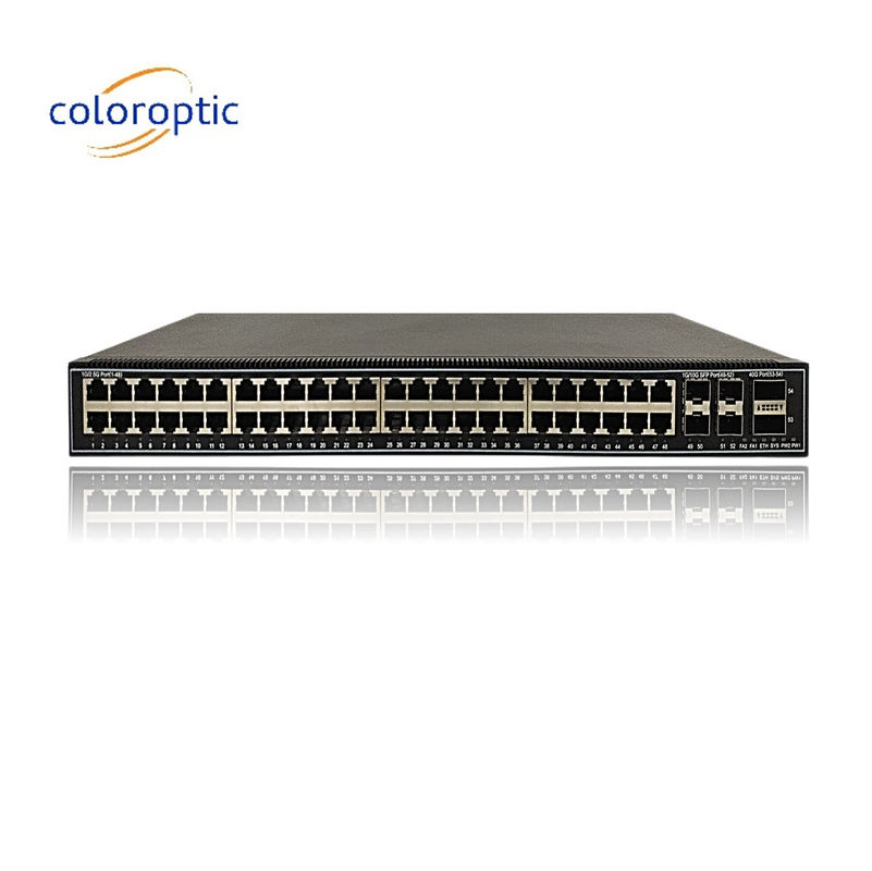 CE Layer 2 Enterprise Network Switch Dengan 48*2.5GE, 4*10GE, 2*40GE Port