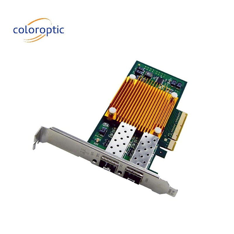 10G Dual Port Infiniband Pcie Card Optical NIC Pci Express 3.0 Pcie Gigabit Card