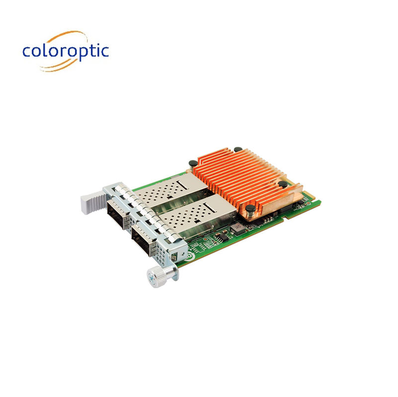 PCIE OCP3.0 SFF 100G Ethernet Dual Port Network Adapter Kompatibel dengan Linix / Windows