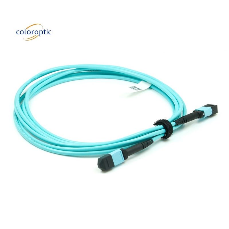 Kabel kabel patch material dengan konektor MPO untuk jaringan telekomunikasi