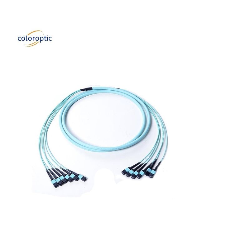 Aqua Color MPO Patch Cord 1m Kabel Panjang Fiber Mode Penawaran besar