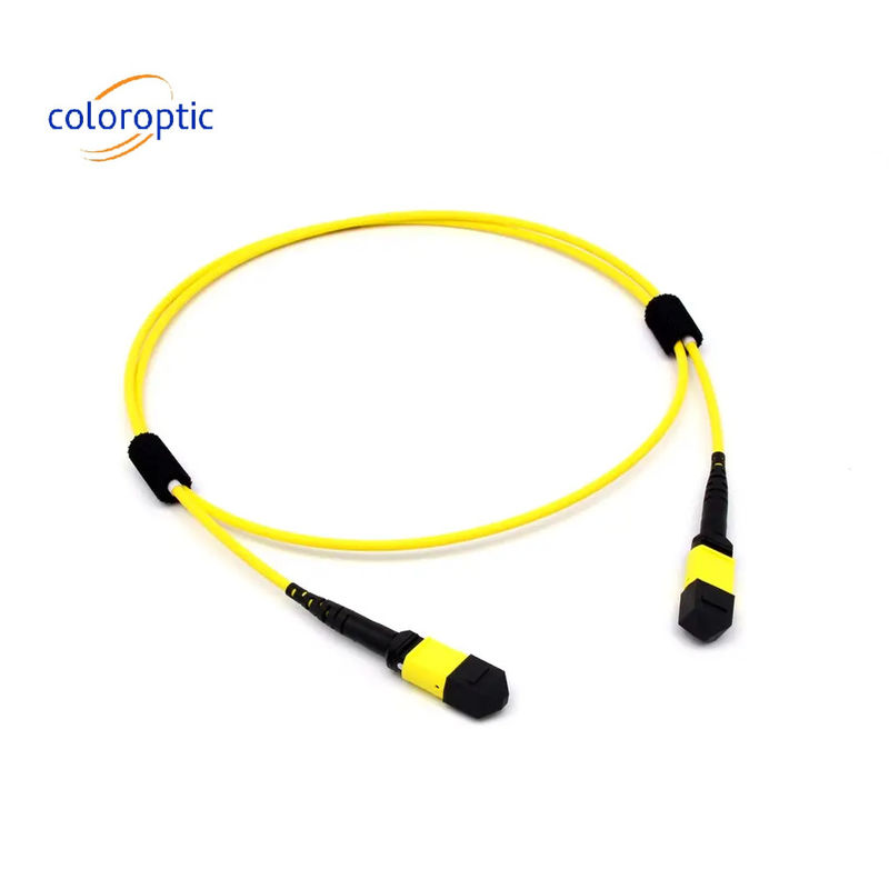 Mtp(Mpo) Single Mode 16 FIBRE G657.A1 (9/125) PATCH CABLE untuk konektor PSM8 400G APC